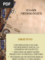 EXAME NEUROLÓGICO ppt