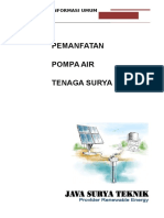 Proposal Pompa Air Tenaga Surya