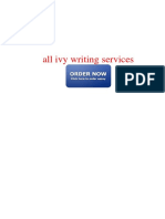 All Ivy Writing Services