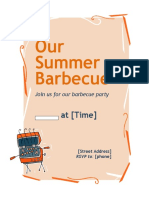 BBQ Invitation Flyer