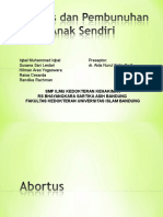 Abortus Dan Pembunuhan Anak Sendiri