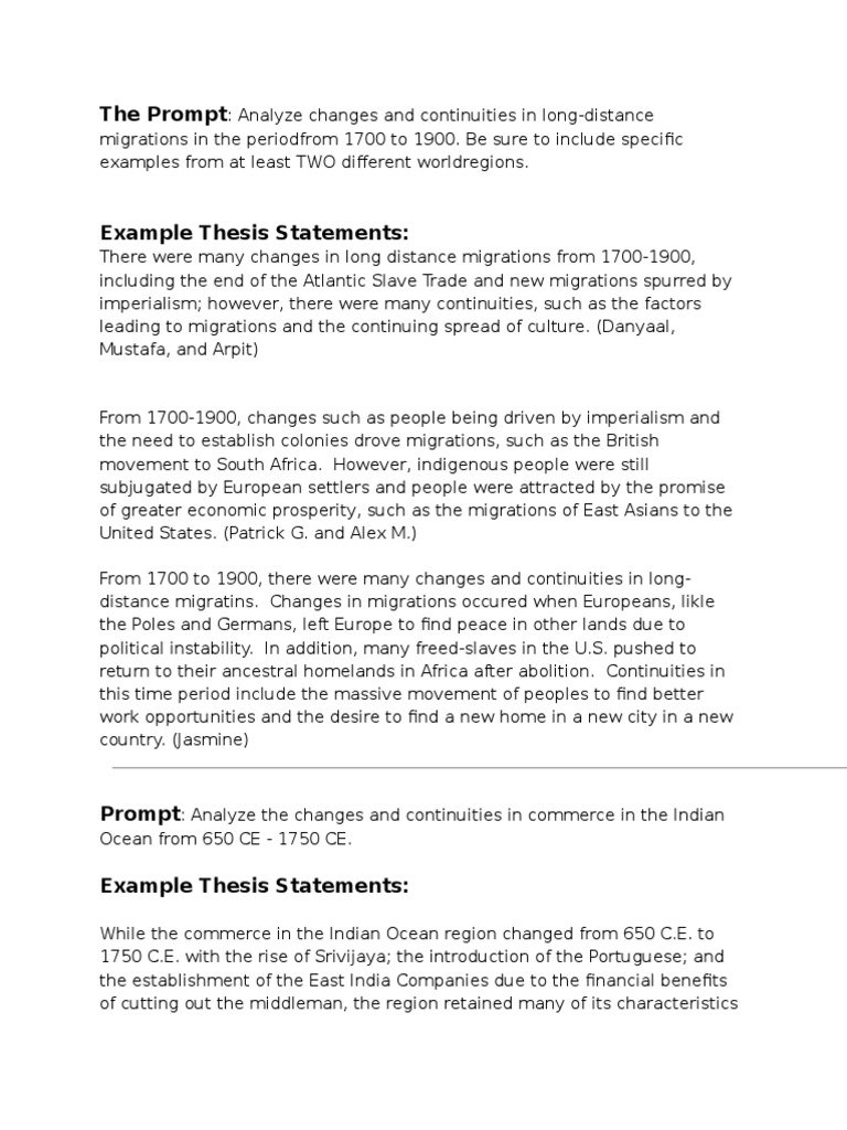 ccot essay examples