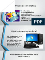 Definición de Informática