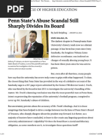Download Penn States Abuse Scandal Still Sharply Divides Its Board - The Chronicle of Higher Education by DefendAChild SN296531924 doc pdf