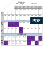 Student Timetable