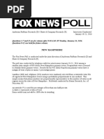 Fox Poll New Hampshire 1-24-16