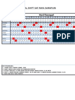 Jadwal Shift Sat Raya Samapuin