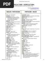 Agriculture English-Portuguese Glossary