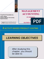 Activity-Based Product Costing