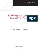 AA1000 Assurance Standard, Guidance Note
