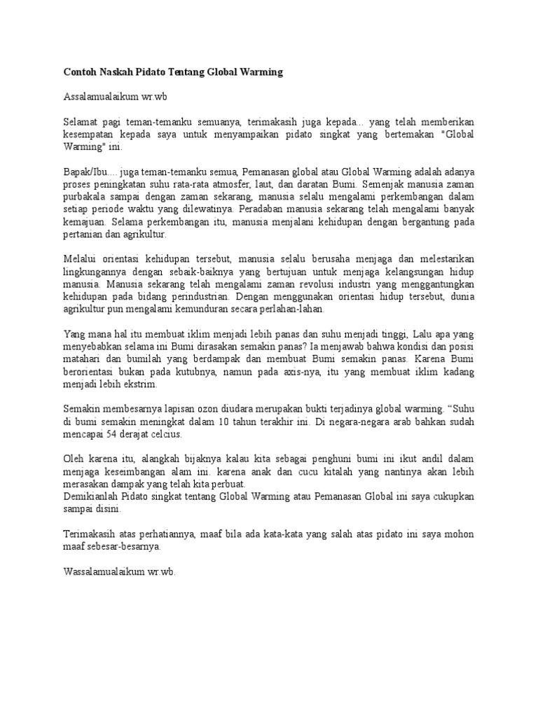 Contoh Contoh Naskah Pidatoterbaik