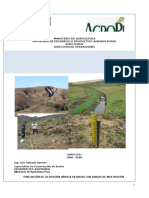 Evaluacion de Erosion en Zanjas de Infiltracion