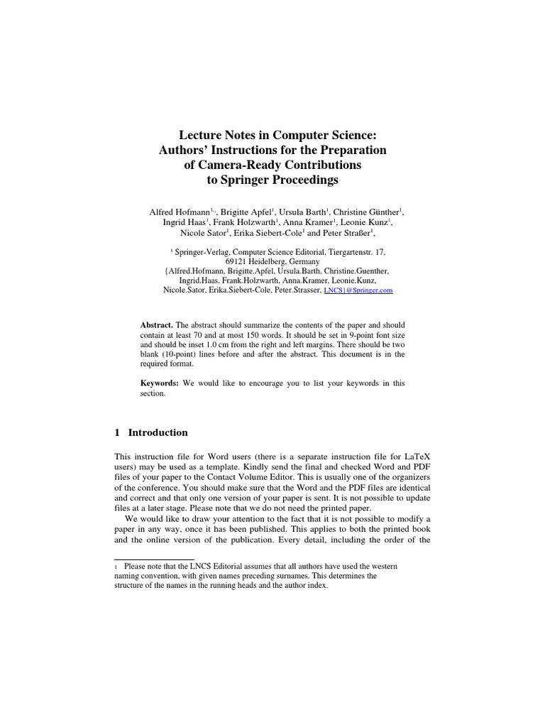 Springer Manuscript Format | Manuscript Guidelines – QIWS