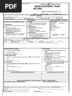 Baystate Med CTR Rapid Response Team Recordwith SBAR