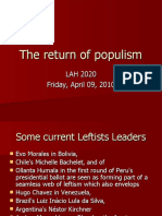 The Return of Populism