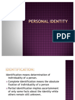  Personal Identity