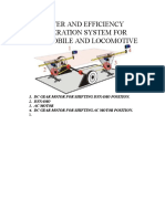 Power and Efficiency Generation System For Automobile and Locomotive