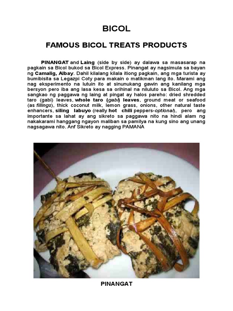 Famous Bicol Treats Product…