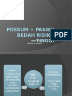PACU 2 - POSSUM + HIGH RISK SURGICAL PATIENT