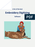 Embroidery Digitizing Software