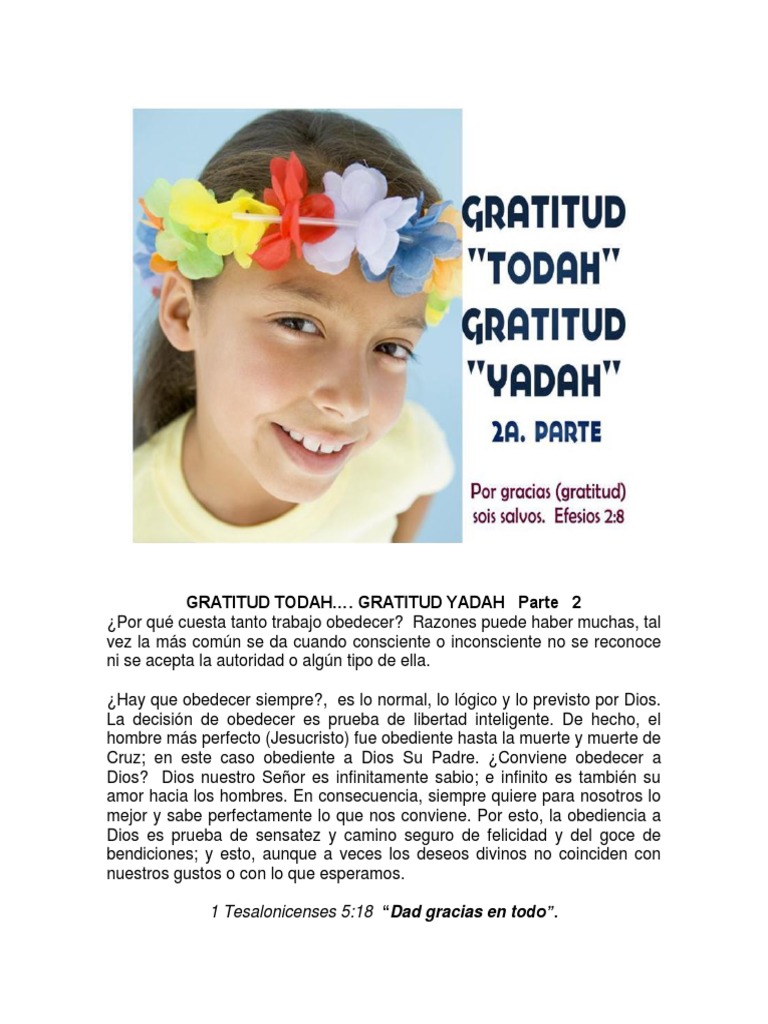 Obediencia y Gratitud en la Fe Cristiana | PDF | Dios | Pecado
