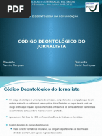 Código Deontológico Do Jornalista