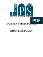Discipline Policy Final Oct 2015