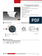 Photo Indication Dimension Diagram: 2MP Mini Bullet With D/N, Adaptive IR, Extreme WDR, SLLS, Fixed Lens