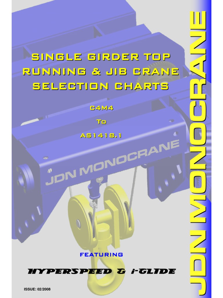 JDN Monocrane Single Girder Overview | PDF | Crane (Machine) | Tools