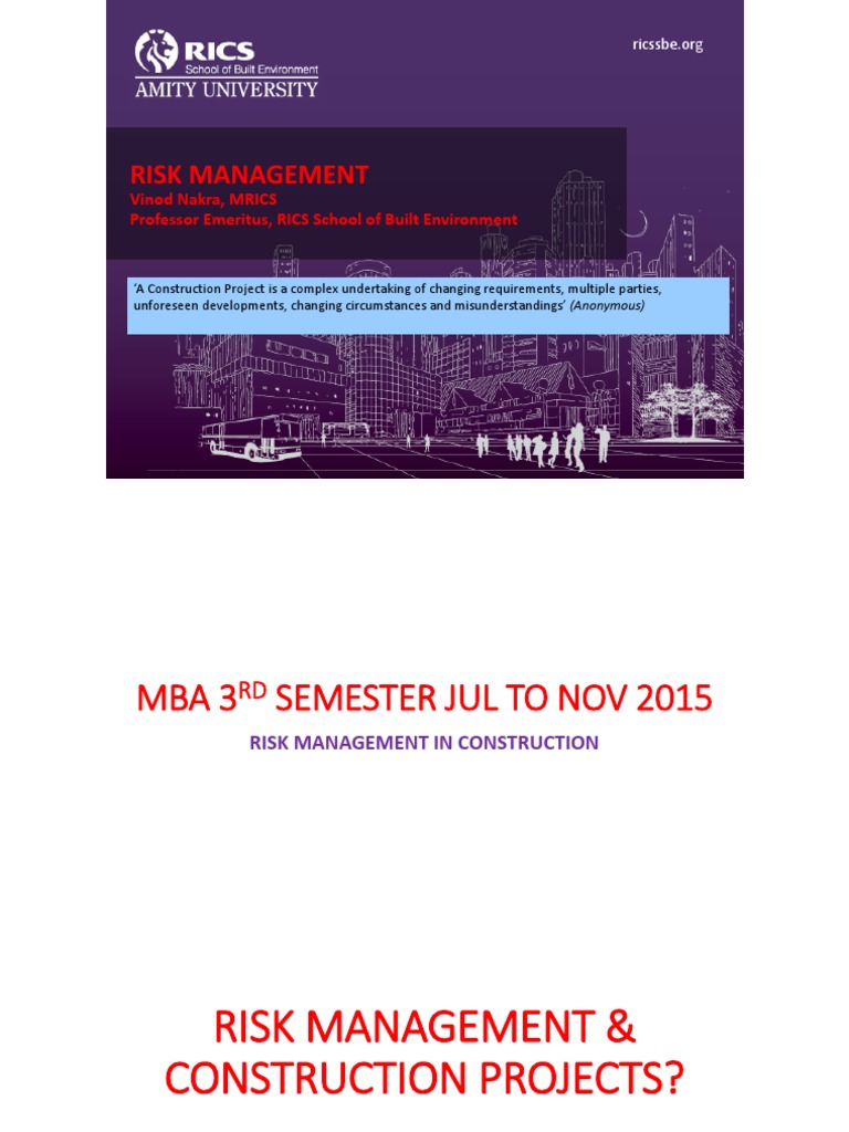 Risk Management Presentation | PDF | Risk Management | Risk