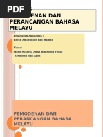 Pemodenan Dan Perancangan Bahasa Melayu