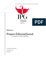 Relatório - Projeto Editorial Jornal PDF