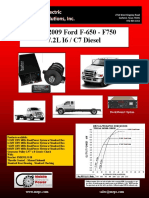 Ford F650-F750 7.2L I6-C7 Diesel 2003-2009