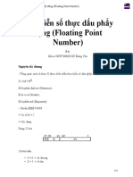 Biểu Diễn Số Thực Dấu Phẩy Động (Floating Point Number)