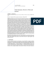 (1997) Flexible Multibody Dynamics - Review of Past and Recent Developments PDF