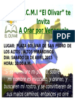 Afiche Clamor San Pedro