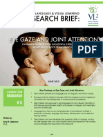 Research Brief 5 Eye Gaze and Joint Attention