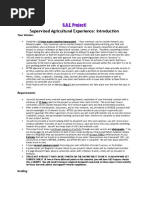 Supervised Agricultural Experience Set 1 Paperwork