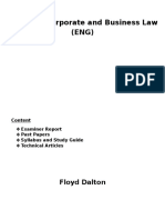 ACCA-F4 Corporate and Business Law (ENG) : Floyd Dalton