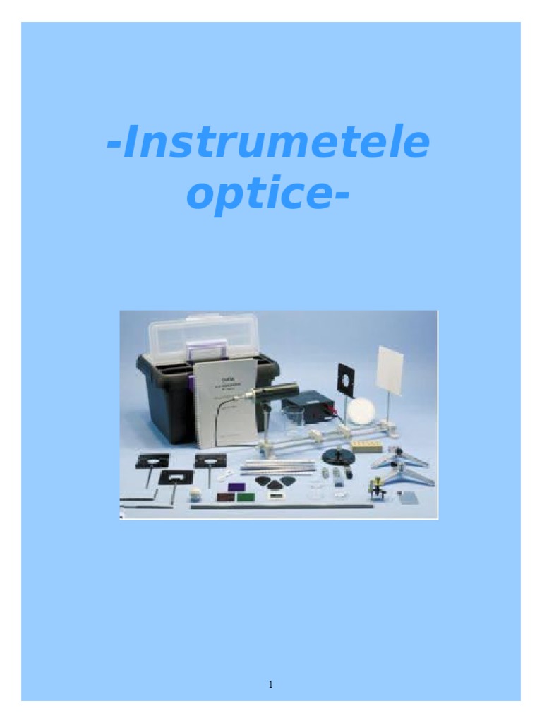Instrumente Optice | PDF