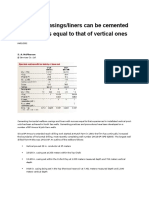 Horizontal Cementing Casing