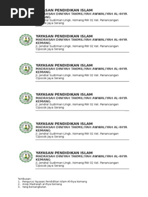 Contoh Kop Surat