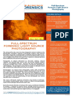 TFT 16 FLSP 011 Forensic Light Source Photography April 2016