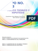 Marco Teorico y Hipotesesis