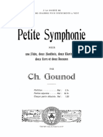 Gounod Petite Symphonie Score