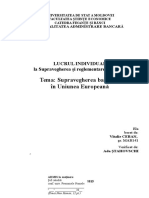 Supravegherea Bancară În Uniunea Europeană