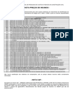 SINAPI Preco Ref Insumos RS 092015 Desonerado Retificado