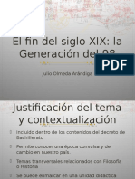 La Generación Del 98. Propuesta Didáctica