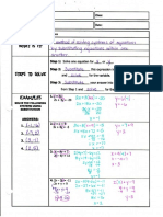 Solve by Substitution