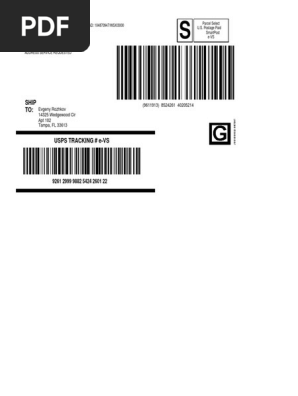 Shipping Label